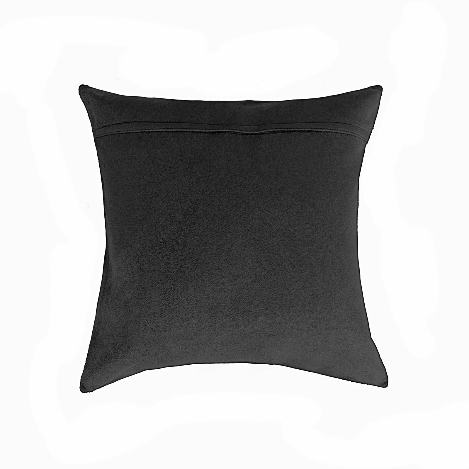 Black And White Cowhide Pillow - 18" x 18" x 5"