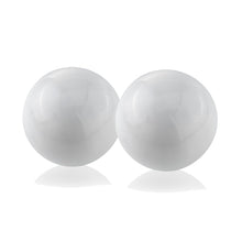 White Enameled Aluminum Decorative Sphere 3