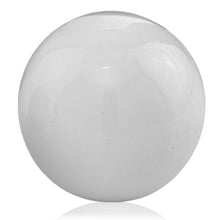 White Enameled Aluminum Decorative Sphere 3