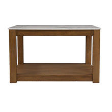 Natural And Natural Brown Solid Manufactured Wood Square Coffee Table 30
