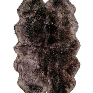 Chocolate Animal Print Area Rug