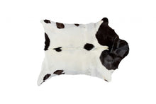 Natural Black And White Calfskin Area Rug - 2' x 3'