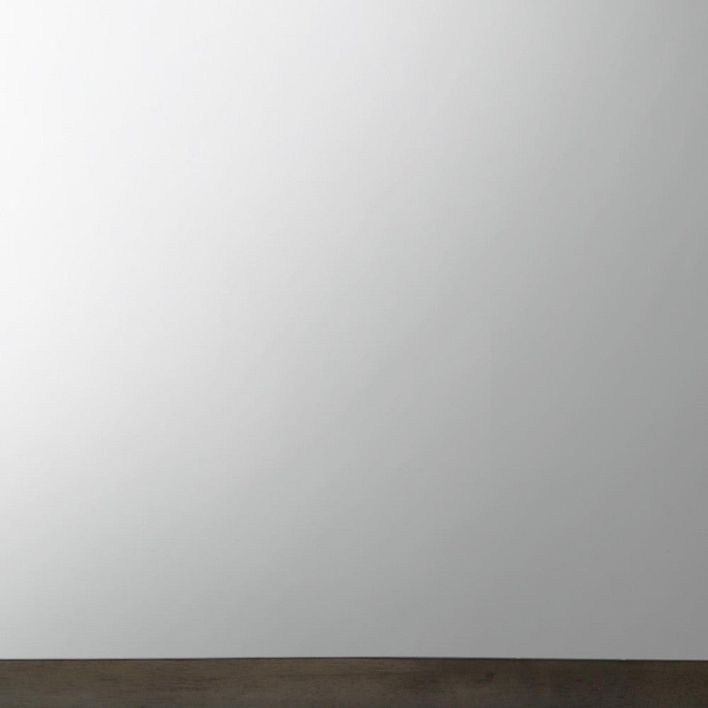 Espejo rectangular de madera de roble gris