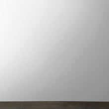 Espejo rectangular de madera de roble gris