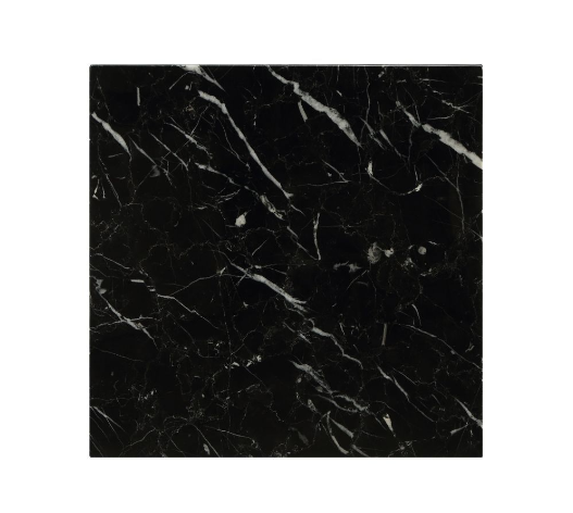 白色大理石和金色幾何茶几