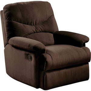 Chocolate Upholstered Motion Recliner - 34 x 35 x 39
