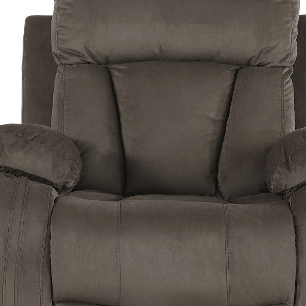 Modern Brow Fabric Sofa Set 120"