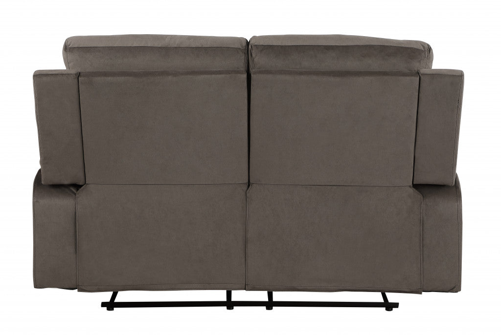 Modern Brow Fabric Sofa Set 120"