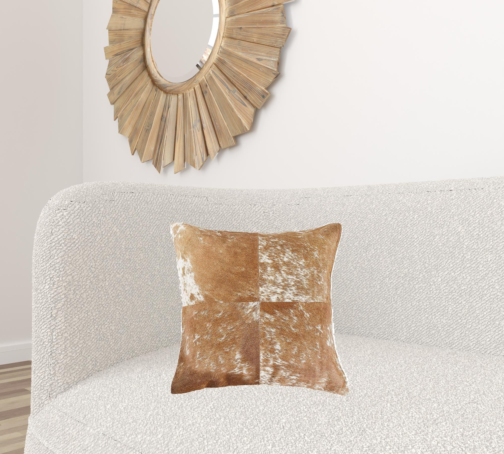 Salt And Pepper Quattro Pillow - 18" x 18" x 5"