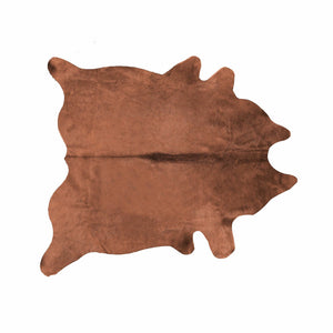 72" X 84" Brown Cowhide  Rug