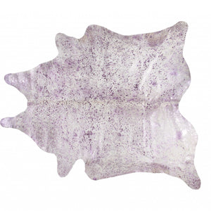 72" X 84" Grey Cowhide Rug