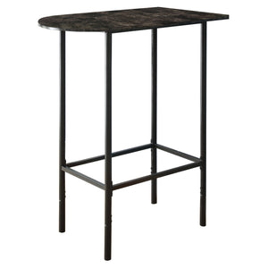 23.75" X 35.5" X 41" Grey Mdf Metal  Accent Table