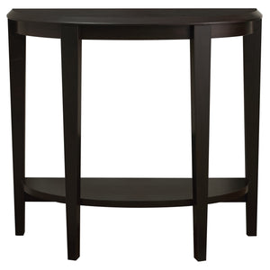 11.75" X 36" X 32.5" Cappuccino Finish Accent Table