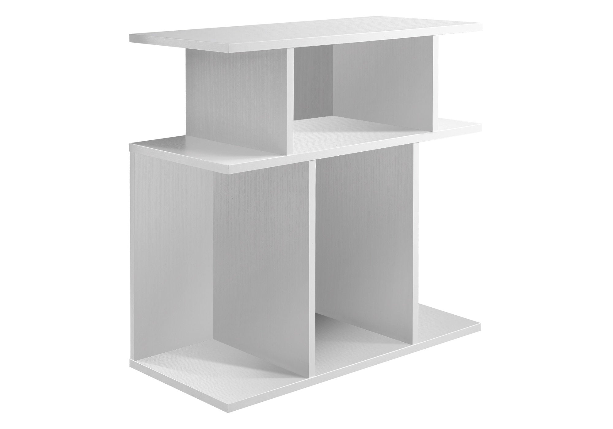 11.75" X 23.75" X 23.75" White Hollow Core Particle Board  Accent Table