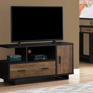 23.75" Particle Board Laminate And Mdf Tv Stand With Storage