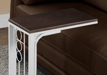 Cherrywhite Top And Metal Base Accent Table - 16