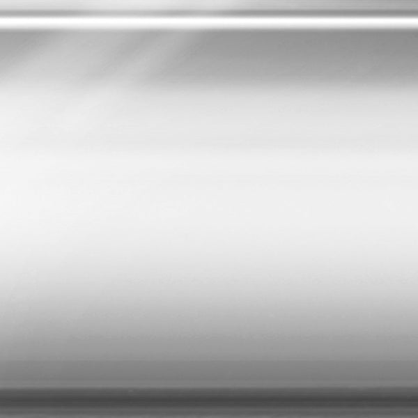 17.25" Chrome Metal And Clear Tempered Glass Coffee Table