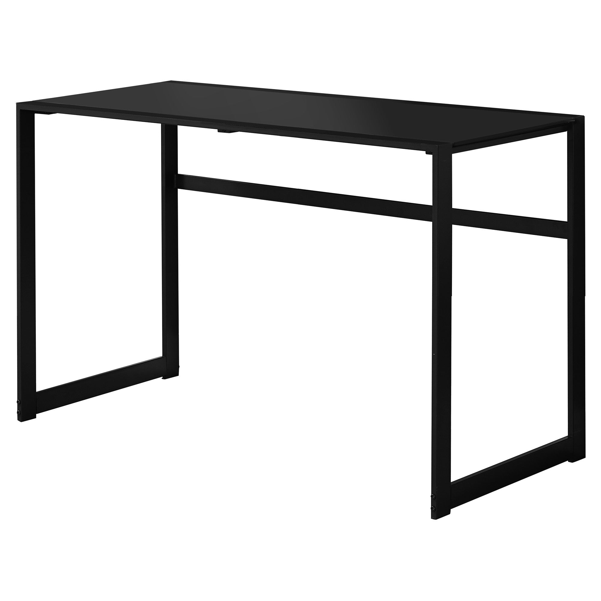 22" Black Rectangular Computer Desk