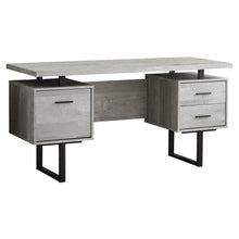 Modern Rustic 3 Drawer Computer Desk 60