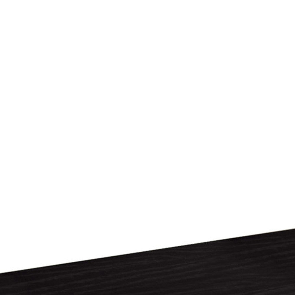 28.75" Cappuccino Particle Board Accent Table With A Marble Top