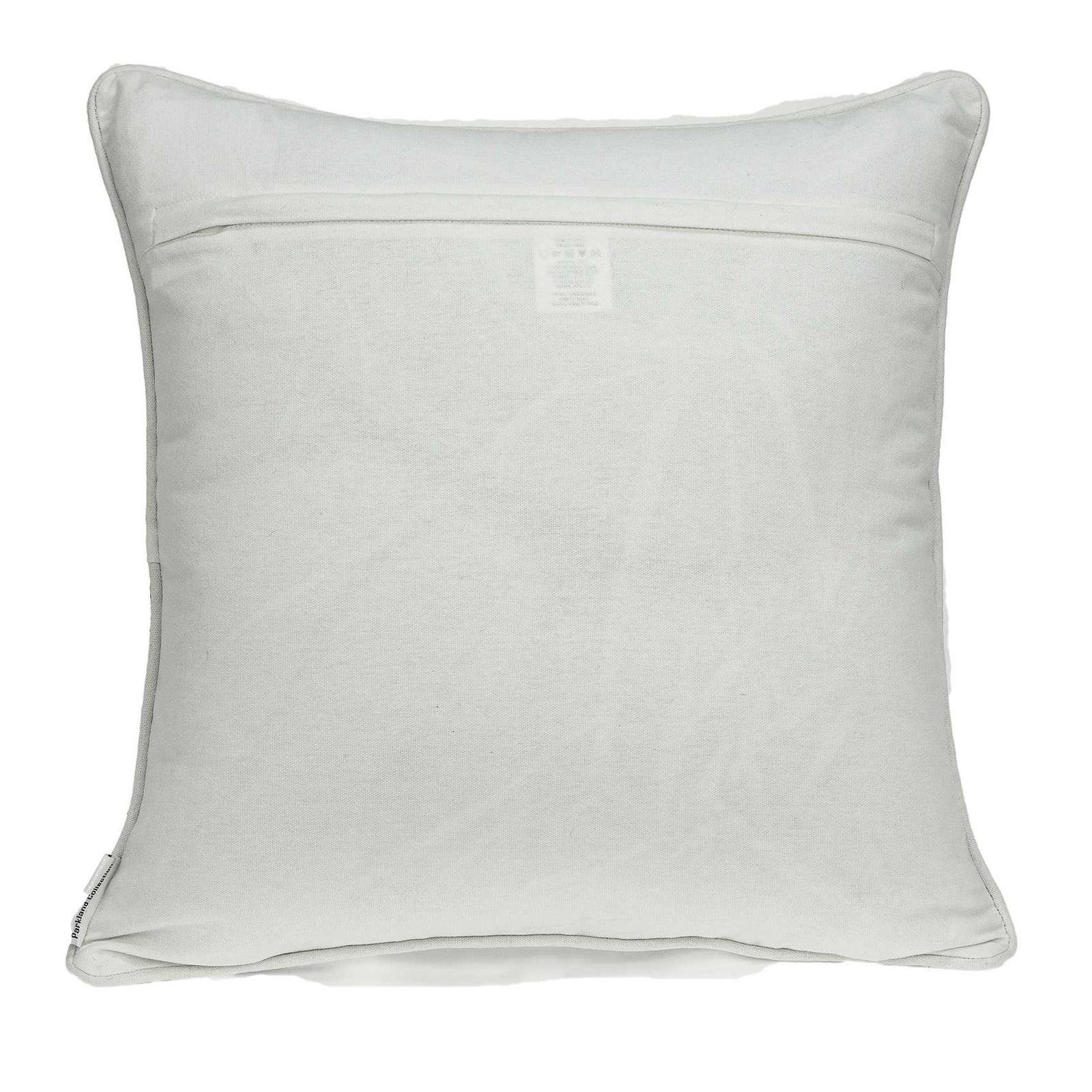 20" X 0.5" X 20" Transitional Gray And White Cotton Pillow Cover