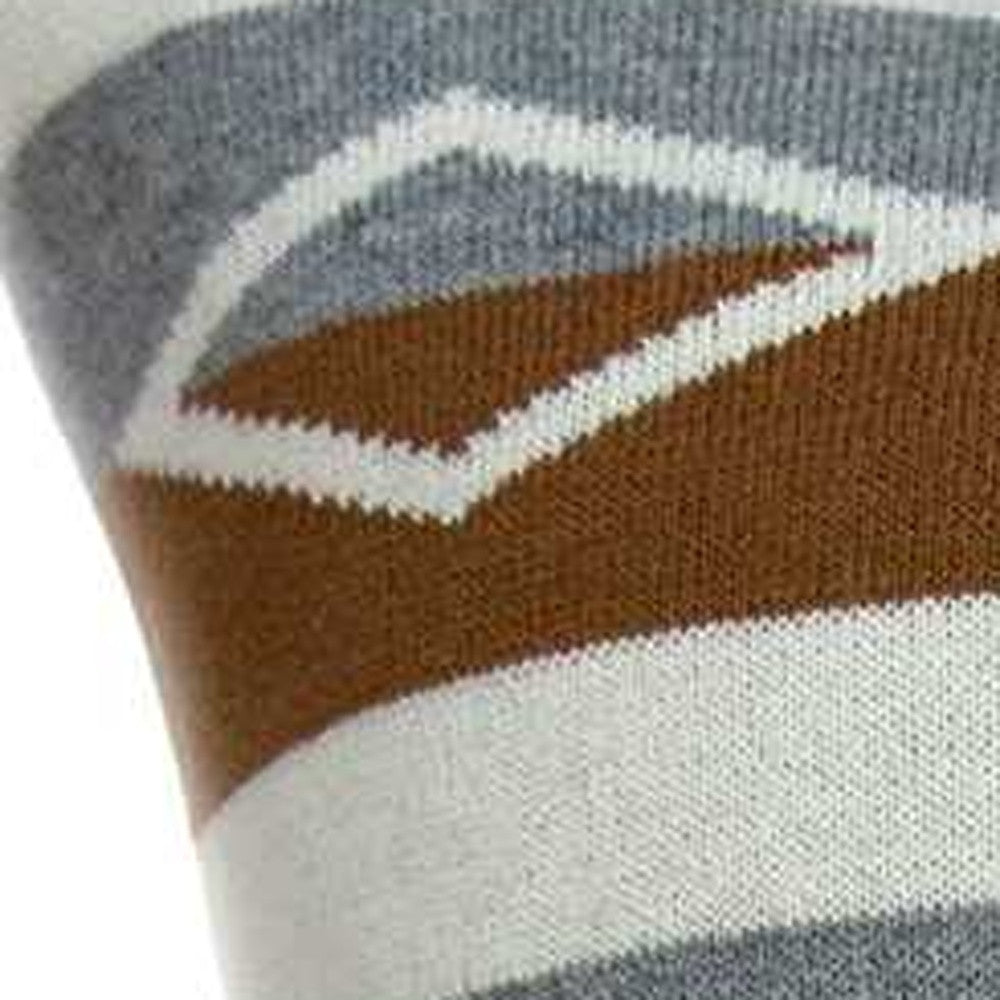 20" X 7" X 20" Southwest Tan Cotton Pillow Cover With Poly Insert