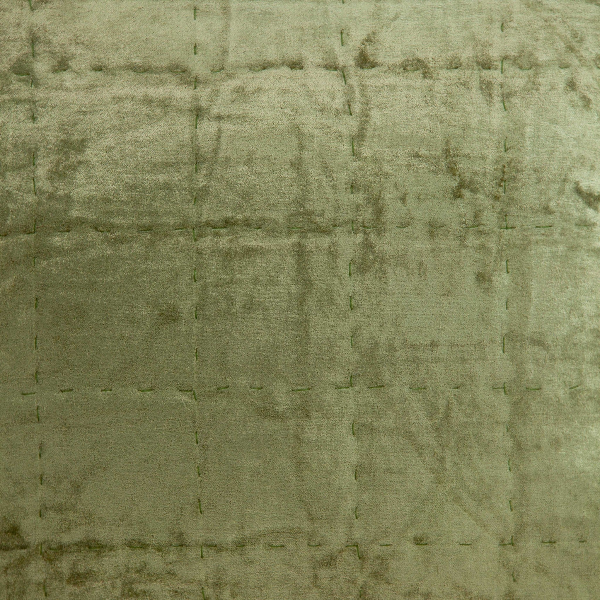 20" X 7" X 20" Funda De Almohada Acolchada Liso Verde Oliva De Transición Con Inserto De Polietileno