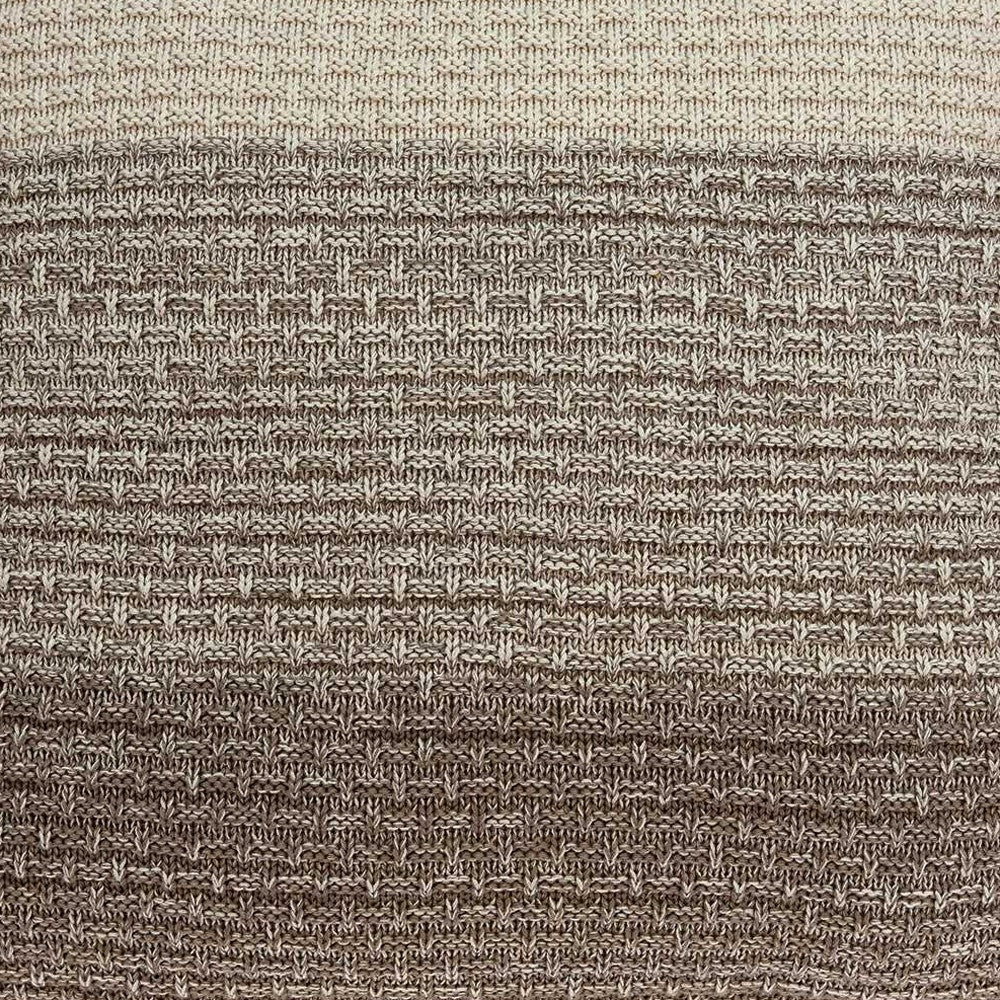 20" X 7" X 20" Charming Transitional Tan Pillow Cover With Poly Insert