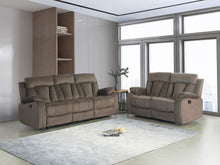 Modern Brow Fabric Sofa Set 120