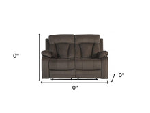 Modern Brow Fabric Sofa Set 120