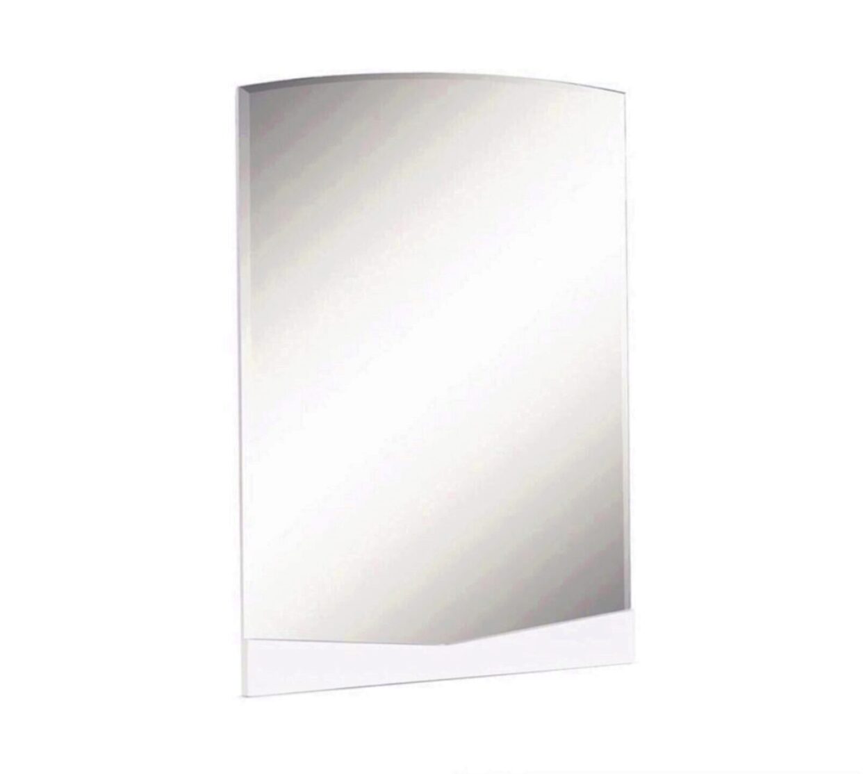 85'" X 72'"  X 42.5'" Modern California King White High Gloss Bed