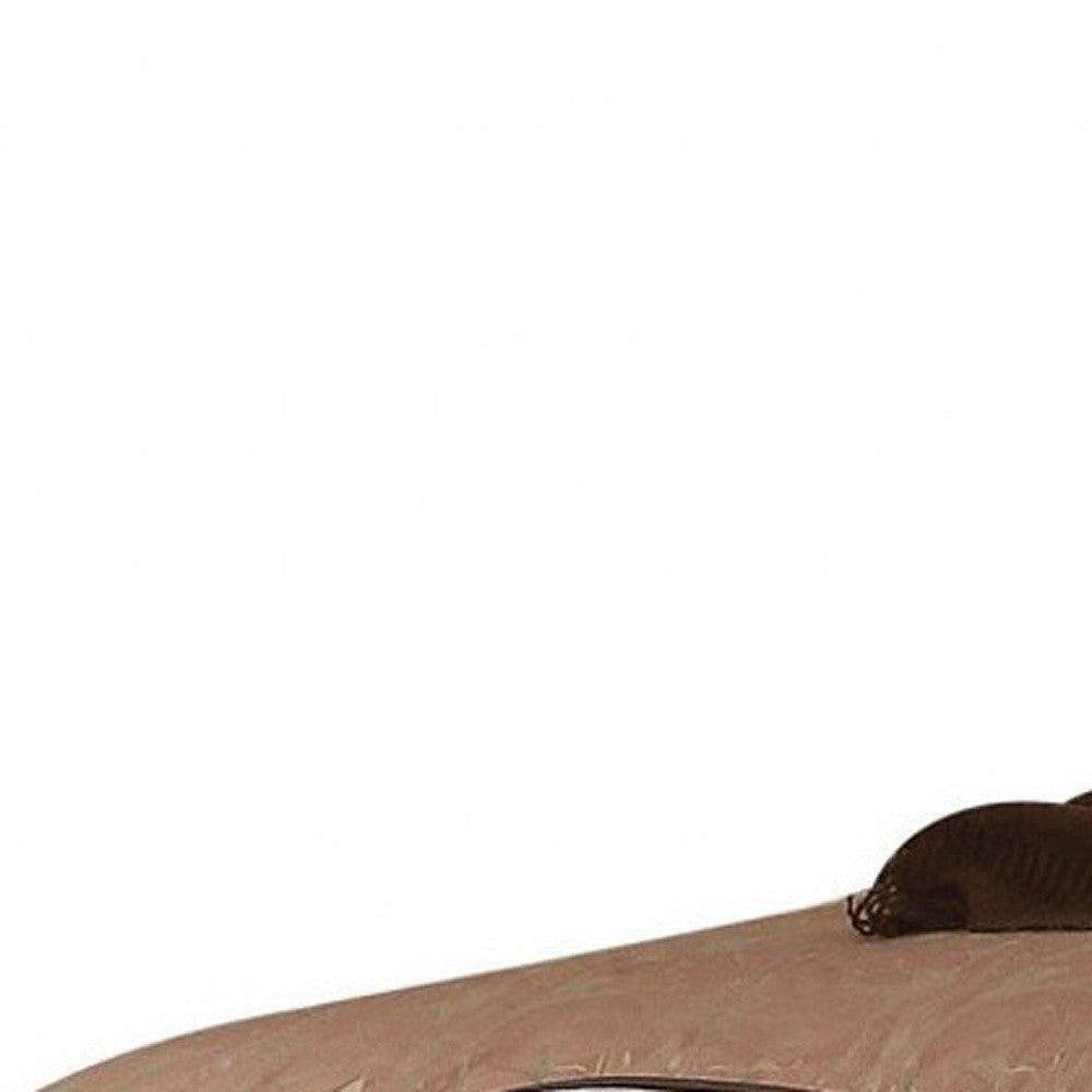 90" X 93" X 76" 櫻桃橡木聚酯樹脂東方特大號床