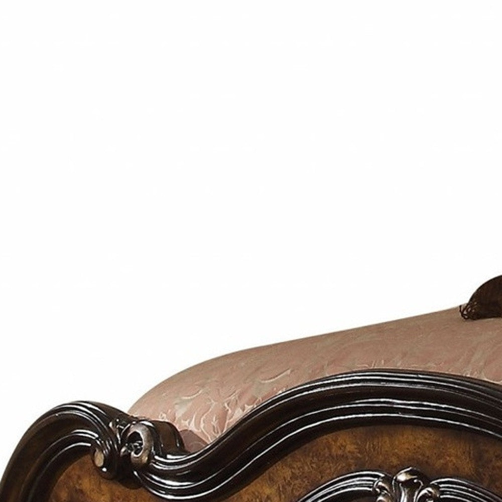 90" X 93" X 76" 櫻桃橡木聚酯樹脂東方特大號床