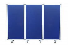 106 X 1 X 71 Blue Metal And Fabric - Screen