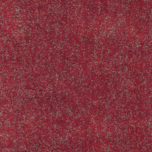 8' Round  Polyester Red Heather Area Rug