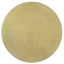 Canary Yellow Round Indoor Shag Rug 8'
