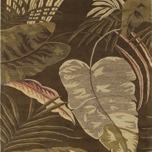 5' X 8'  Wool Mocha Area Rug