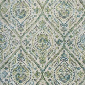 7' X 10'  Polypropylene Ivory Or Teal Area Rug