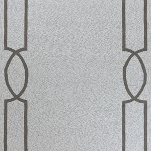 8'X11' Oatmeal Ivory Hand Hooked Uv Treated Bordered Indoor Outdoor Area Rug