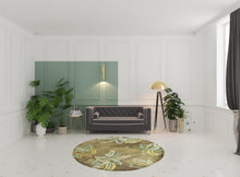 5' X 8'  Wool Moss Area Rug
