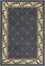 9' X 13' Polypropylene Blue Area Rug