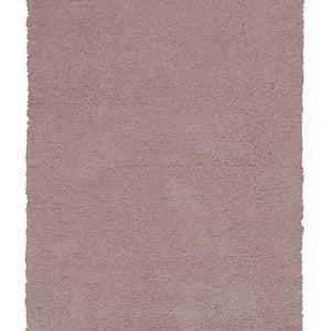 Round  Polyester Rose Pink Area Rug 8'