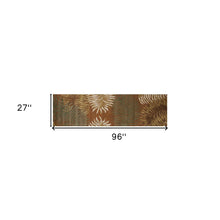 5' X 8'  Wool Rust Area Rug