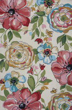 8'X10' Sand Beige Hand Hooked Oversized Floral Indoor Area Rug