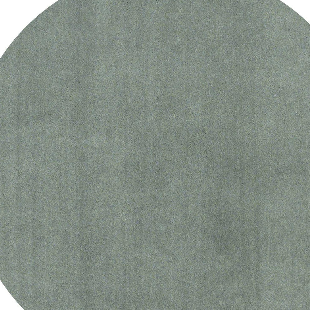8' Round  Polyester Slate Area Rug