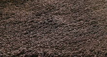 Espresso Brown Round Indoor Shag Rug 8'