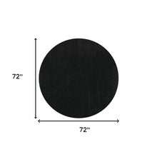 Espresso Brown Round Indoor Shag Rug 8'