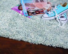 8' 石板灰色石南花圓形室內長毛地毯