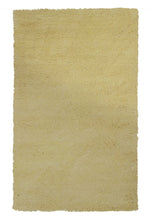 Canary Yellow Round Indoor Shag Rug 8'