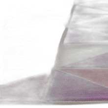 6'7 X 9'6 Polyester Ivory Pink Area Rug